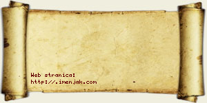 Jovana Stranjaković vizit kartica